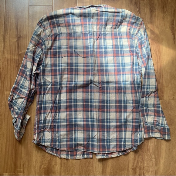 Mens Clear Water Outfitters Plaid Button Up Shirt Size Large - Picture 4 of 6